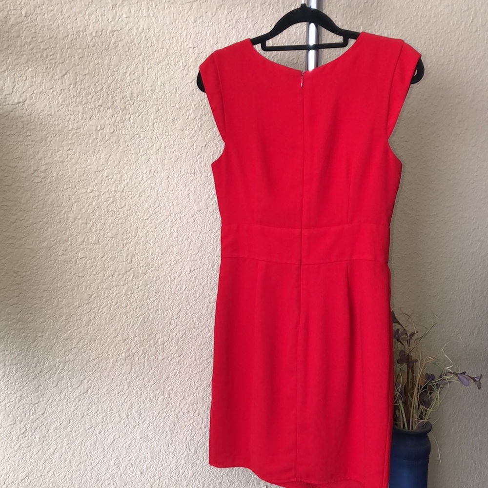 Forever 21 Red Short Sleeves Dress - Picture 4 of 14